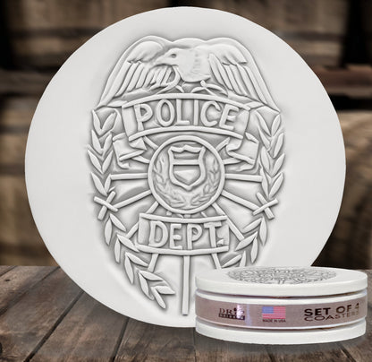 Police Dept Drink Coasters
