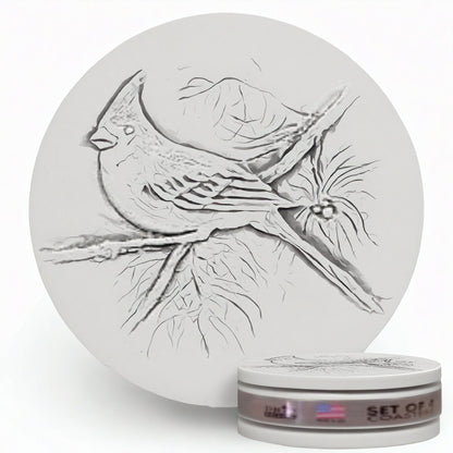 Cardinal Drink Coasters