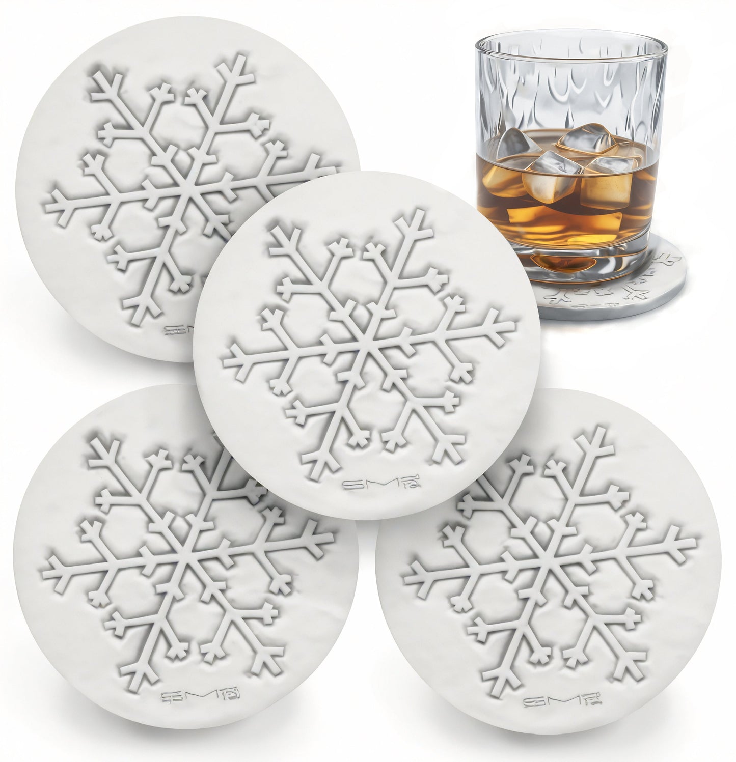 Snowflake Drink Coasters