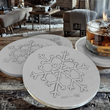 Snowflake Drink Coasters