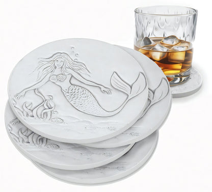 Mermaid Drink Coasters