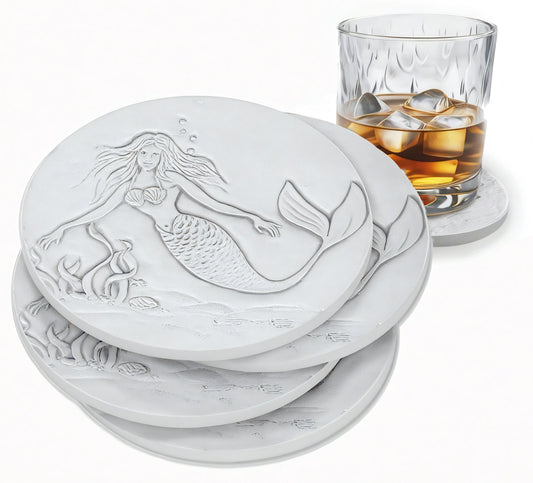 Mermaid Drink Coasters