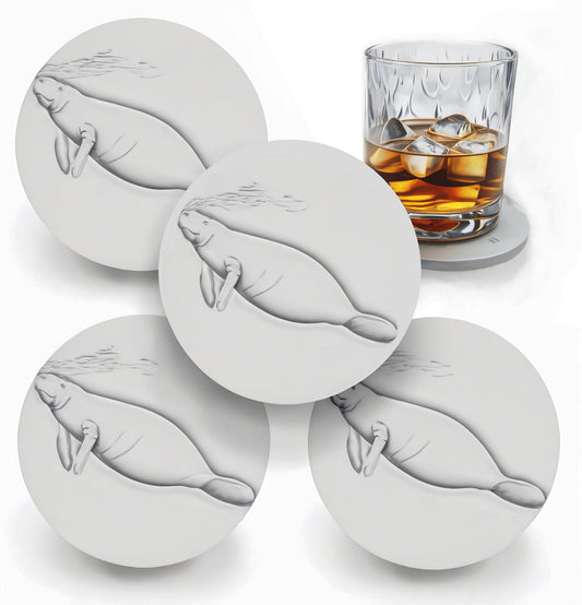 Manatee Drink Coasters