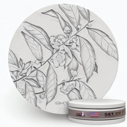 Tea Flowers Drink Coasters