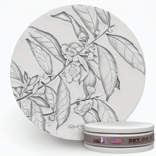 Tea Flowers Drink Coasters