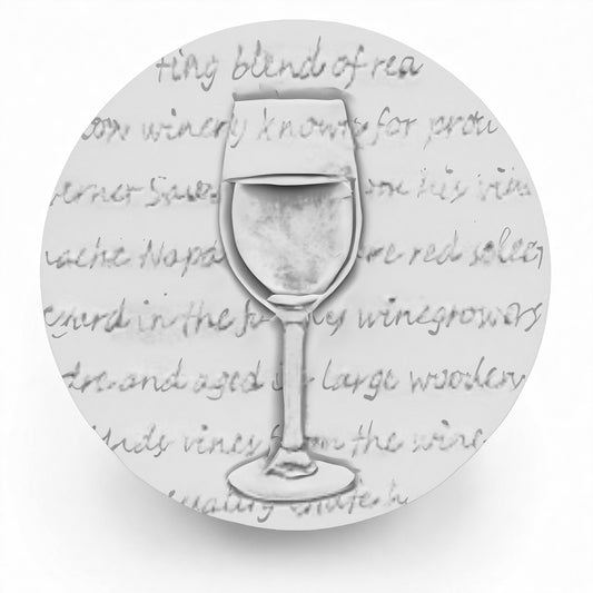Red Wine Glass  Drink Coasters