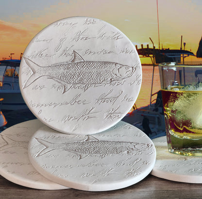 Tarpon Drink Coasters