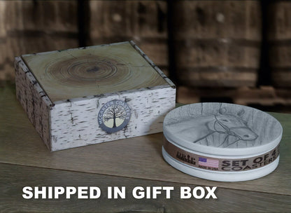 Horseshoe Drink Coasters