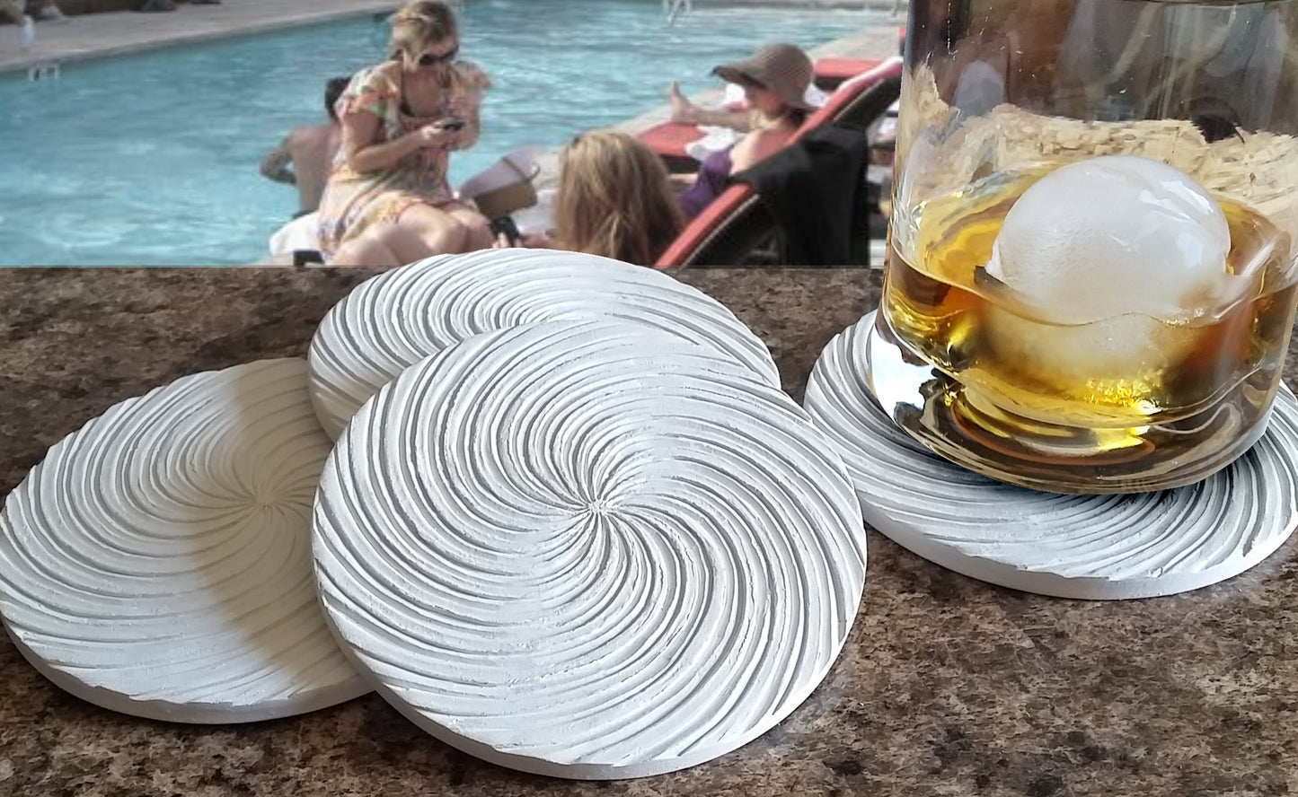 Swirl Drink Coasters