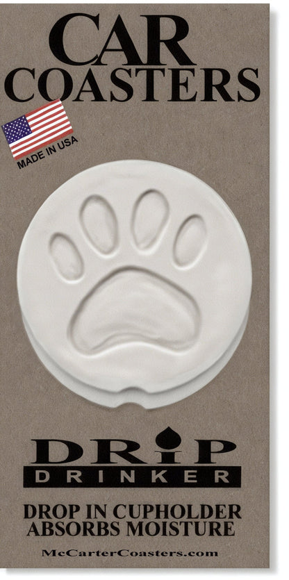 Dog Paw Car Coasters