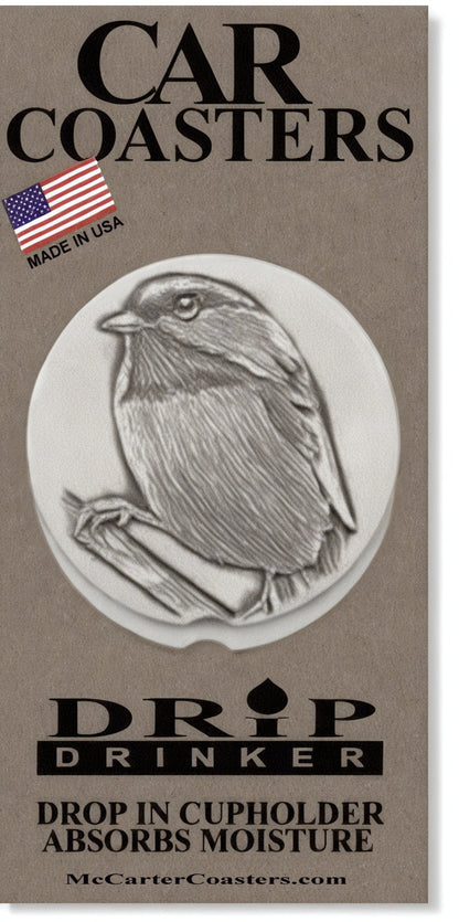 Chickadee Car Coasters