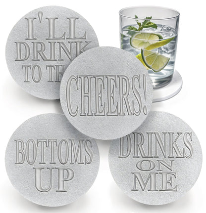Drink Phrases Drink Coasters