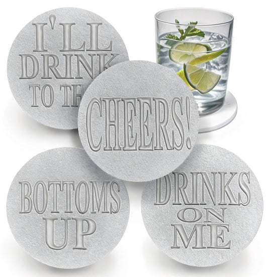 Drink Phrases Drink Coasters