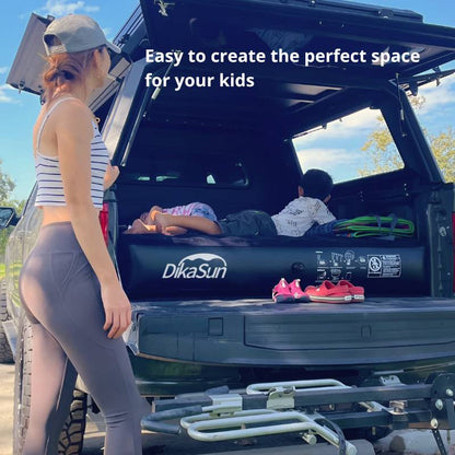 DikaSun 6-6.5 FT Mid Size Pickup Truck Bed Air Mattress,Black