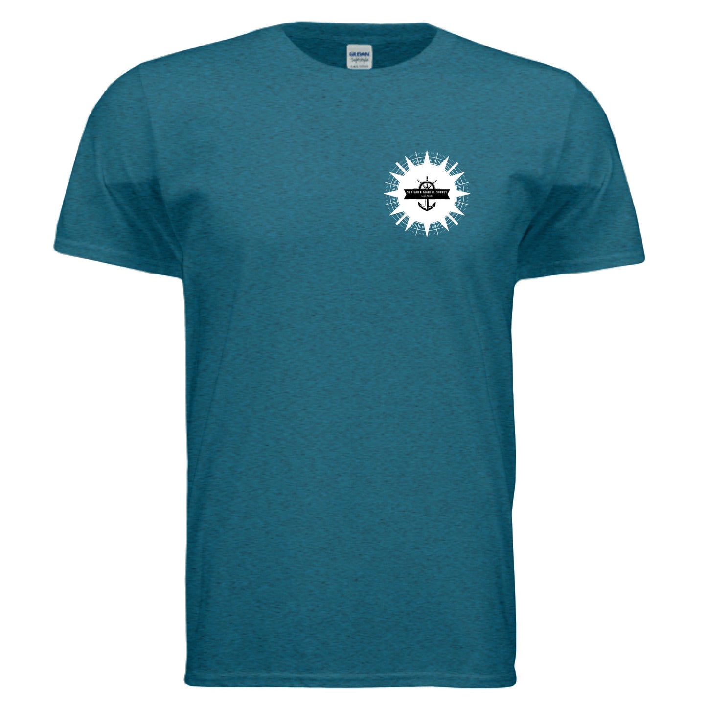 SMS Gildan Soft T-shirt (back logo 2)
