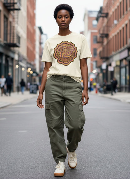 Peace Trip Garment Dyed Heavyweight Cotton T-Shirt